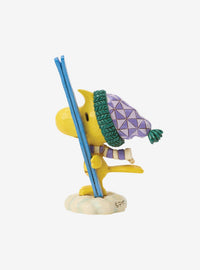 Figura mini de Woodstock con esquís - Peanuts