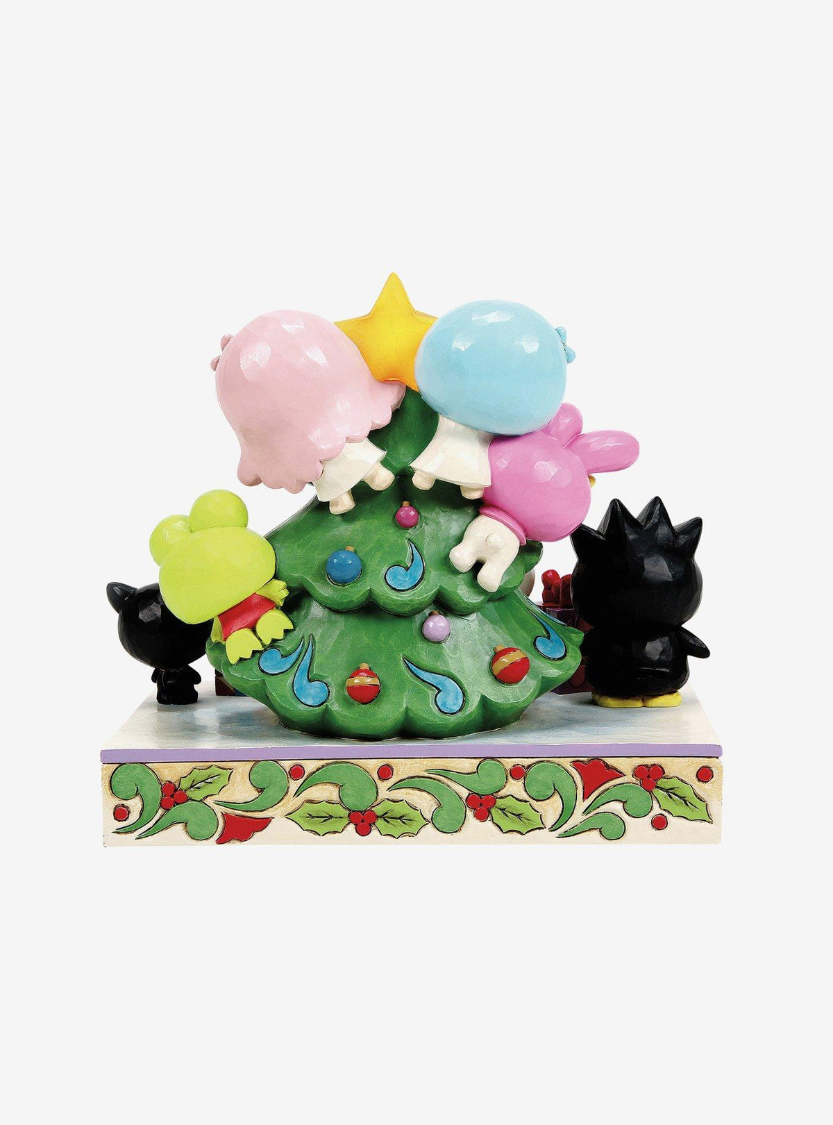 Figura navideña Jim Shore de Hello Kitty y sus amigos