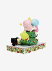 Figura navideña Jim Shore de Hello Kitty y sus amigos