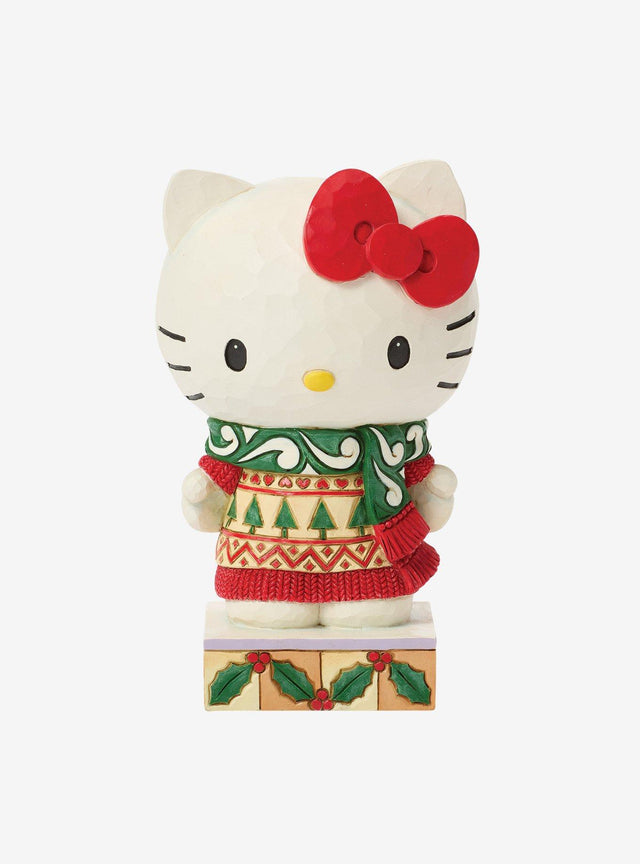 Figura de Hello Kitty con bufanda - Jim Shore