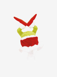 Gorro del Grinch en la chimenea