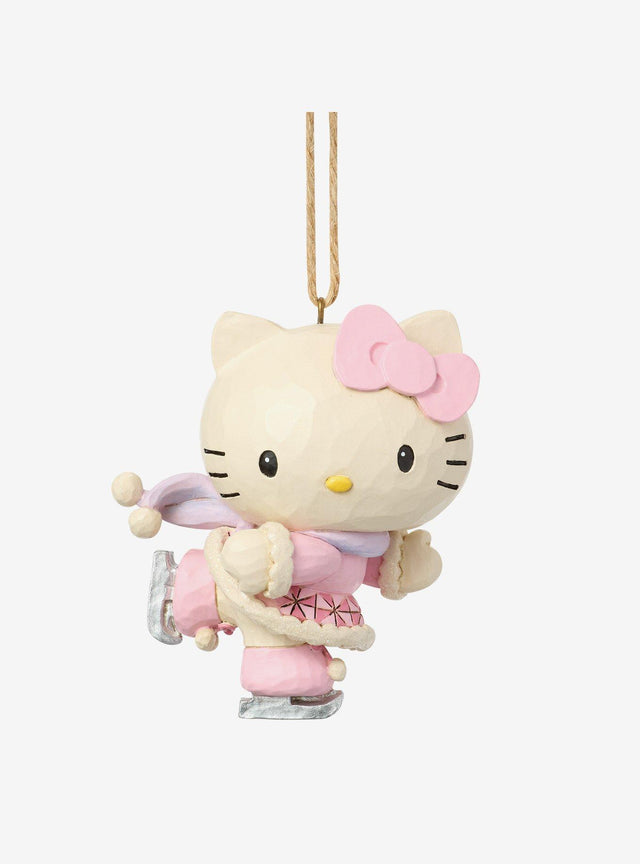 Adorno colgante Hello Kitty patinando sobre hielo