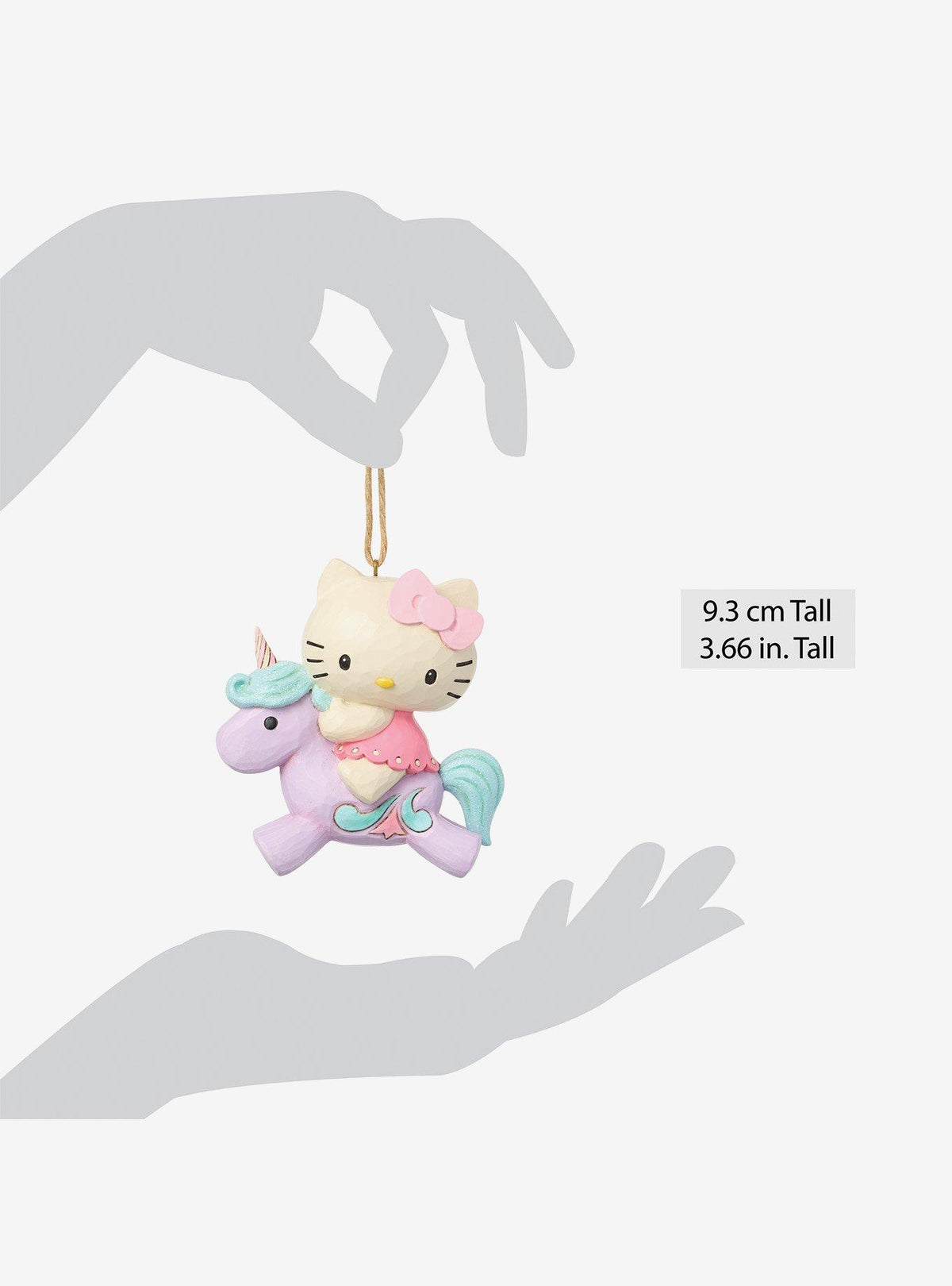 Adorno colgante de Hello Kitty y unicornio Jim Shore