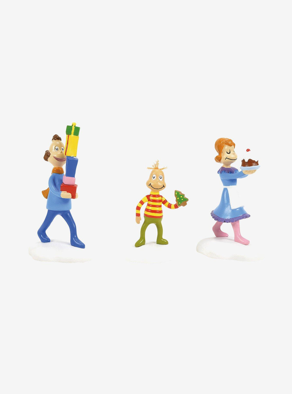 Set de 3 figuras Grinch: amigos y vecinos de Villa Quién