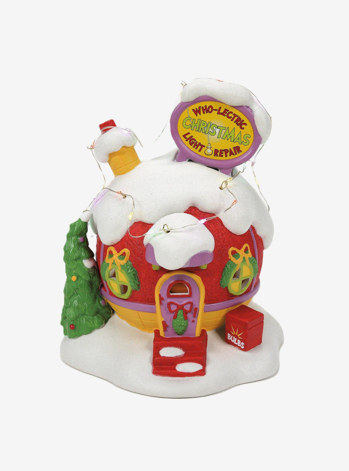 Figura El Grinch: reparación de luces navideñas