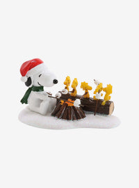 Figura Peanuts: Woodstock y Snoopy en la fogata