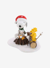 Figura Peanuts: Woodstock y Snoopy en la fogata