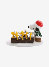 Figura Peanuts: Woodstock y Snoopy en la fogata