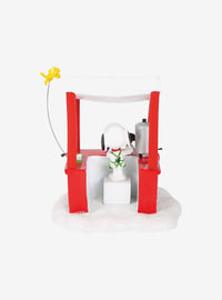 Figura Peanuts Village: puesto de chocolate de Snoopy