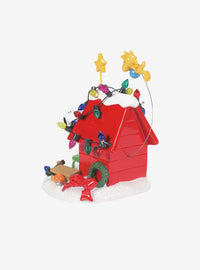 Figura Peanuts: Snoopy y Woodstock se preparan para Navidad