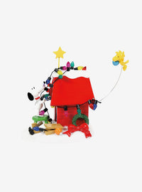 Figura Peanuts: Snoopy y Woodstock se preparan para Navidad