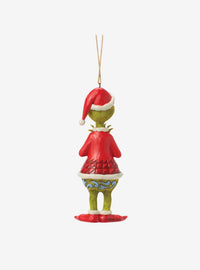 Adorno colgante del Grinch con manos en forma de corazón