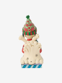 Figura Snoopy y Woodstock en trineo - Jim Shore