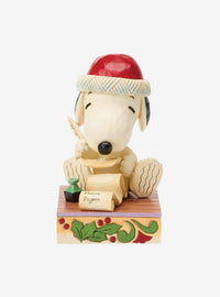 Figura navideña de Snoopy y Woodstock Jim Shore
