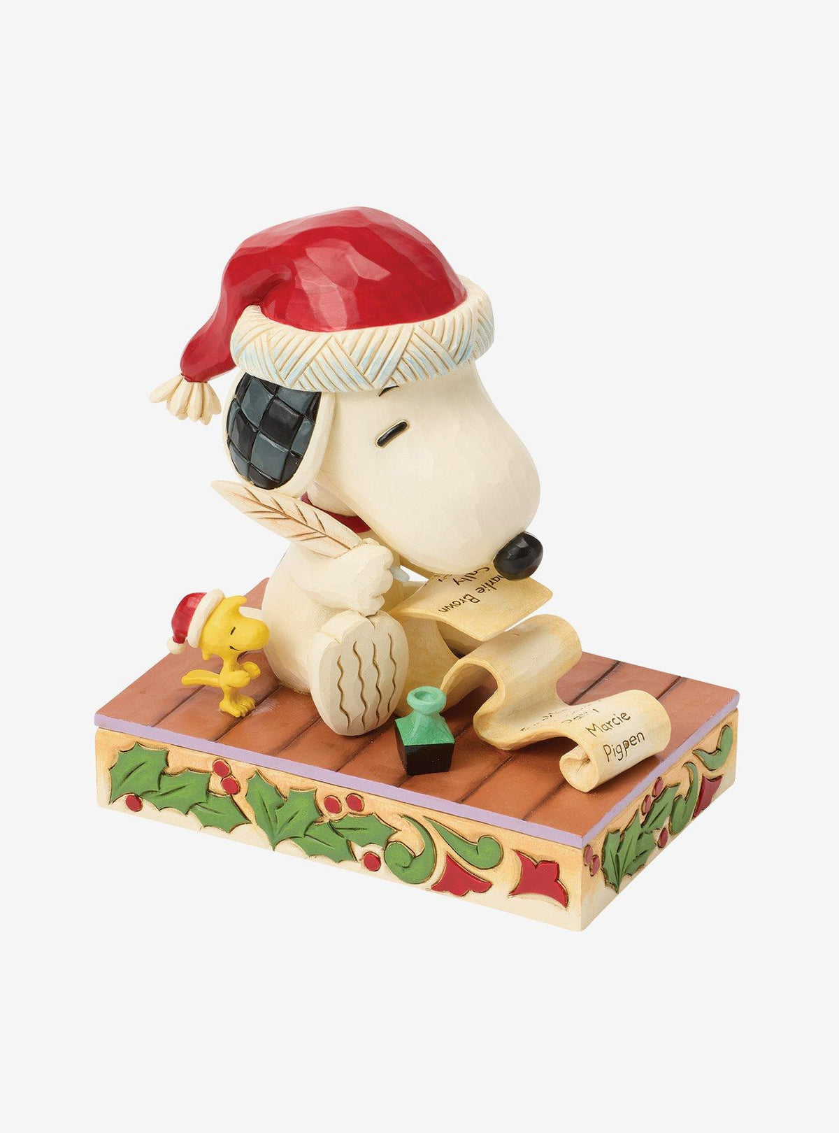 Figura navideña de Snoopy y Woodstock Jim Shore