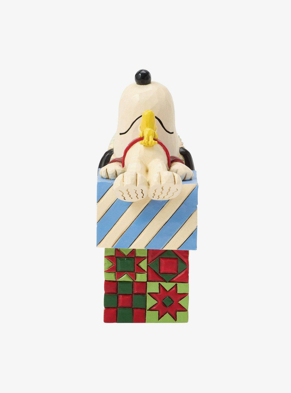 Jim Shore Peanuts: Snoopy y Woodstock con regalos
