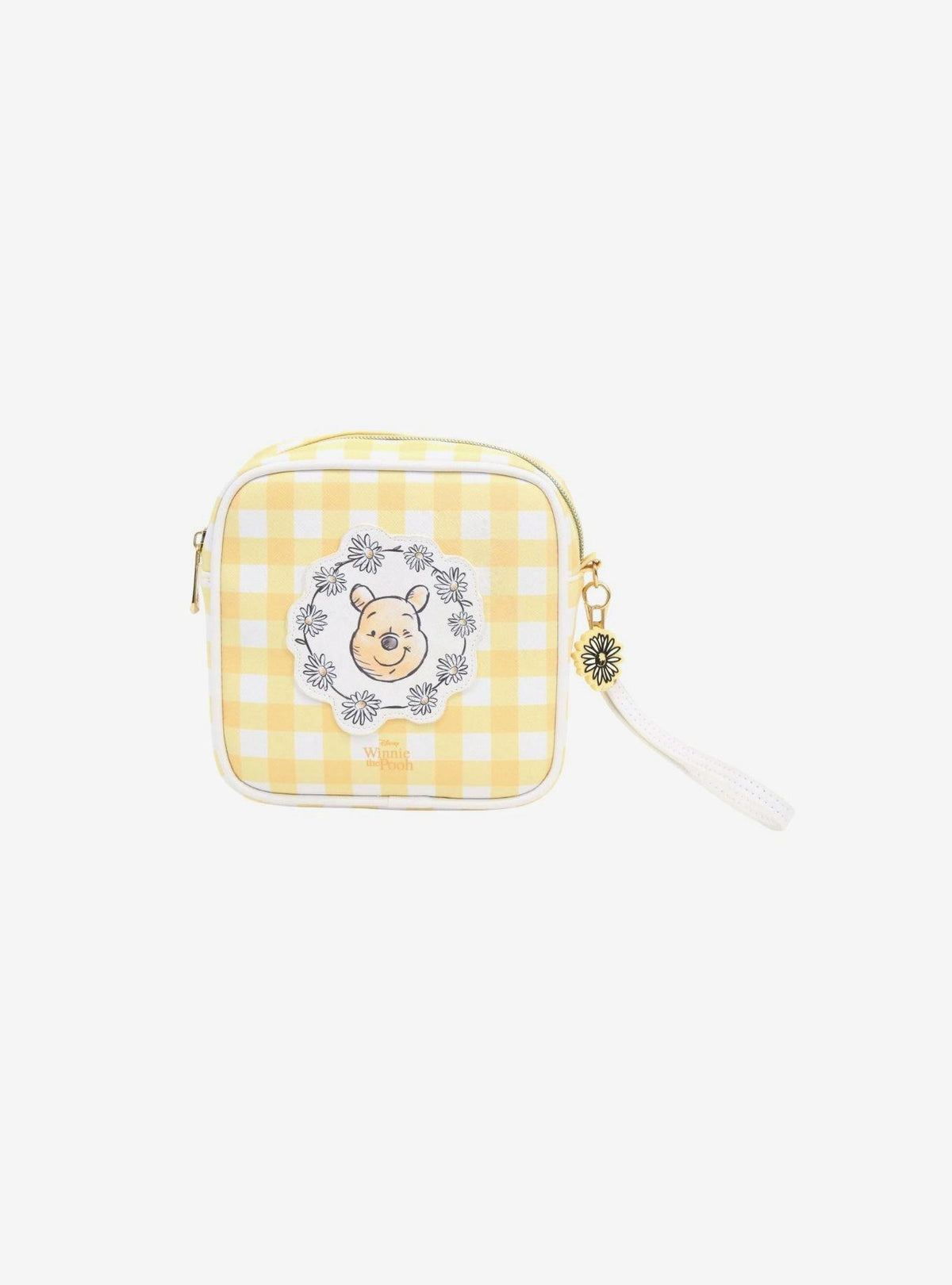 Cosmetiquero cuadrado de Winnie the Pooh con margaritas