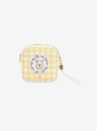 Cosmetiquero cuadrado de Winnie the Pooh con margaritas