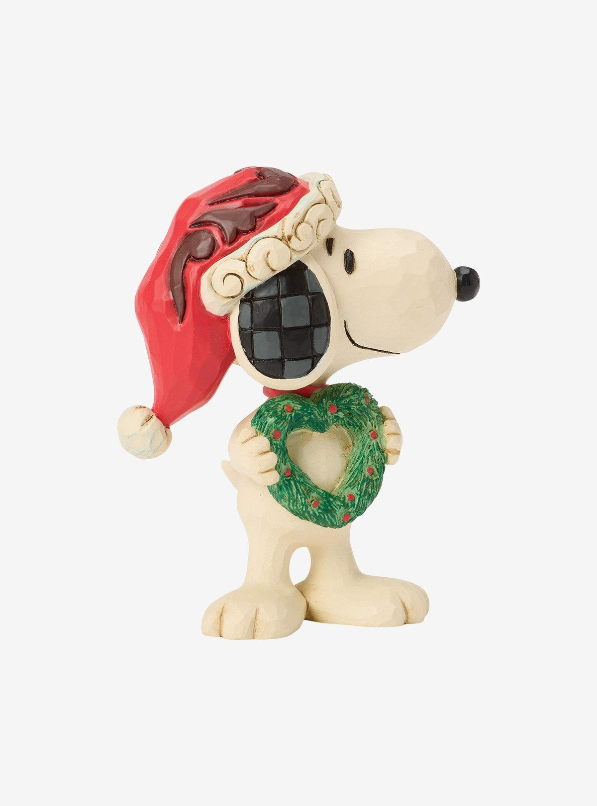 Mini figura de Snoopy con corona de corazones