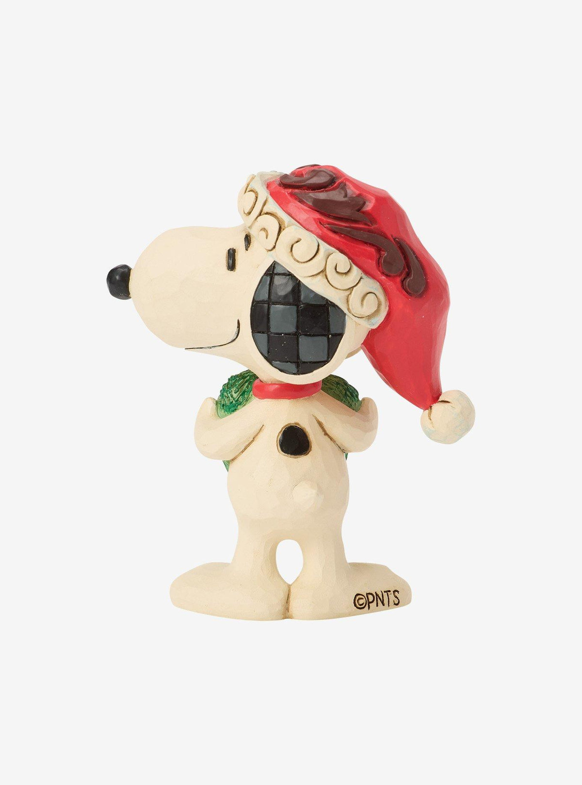 Mini figura de Snoopy con corona de corazones