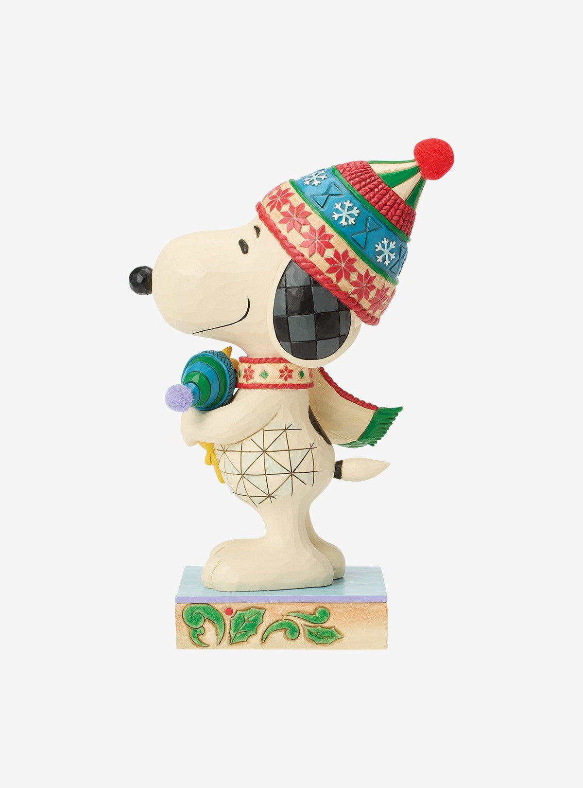 Figura Peanuts de Snoopy abrazando a Woodstock
