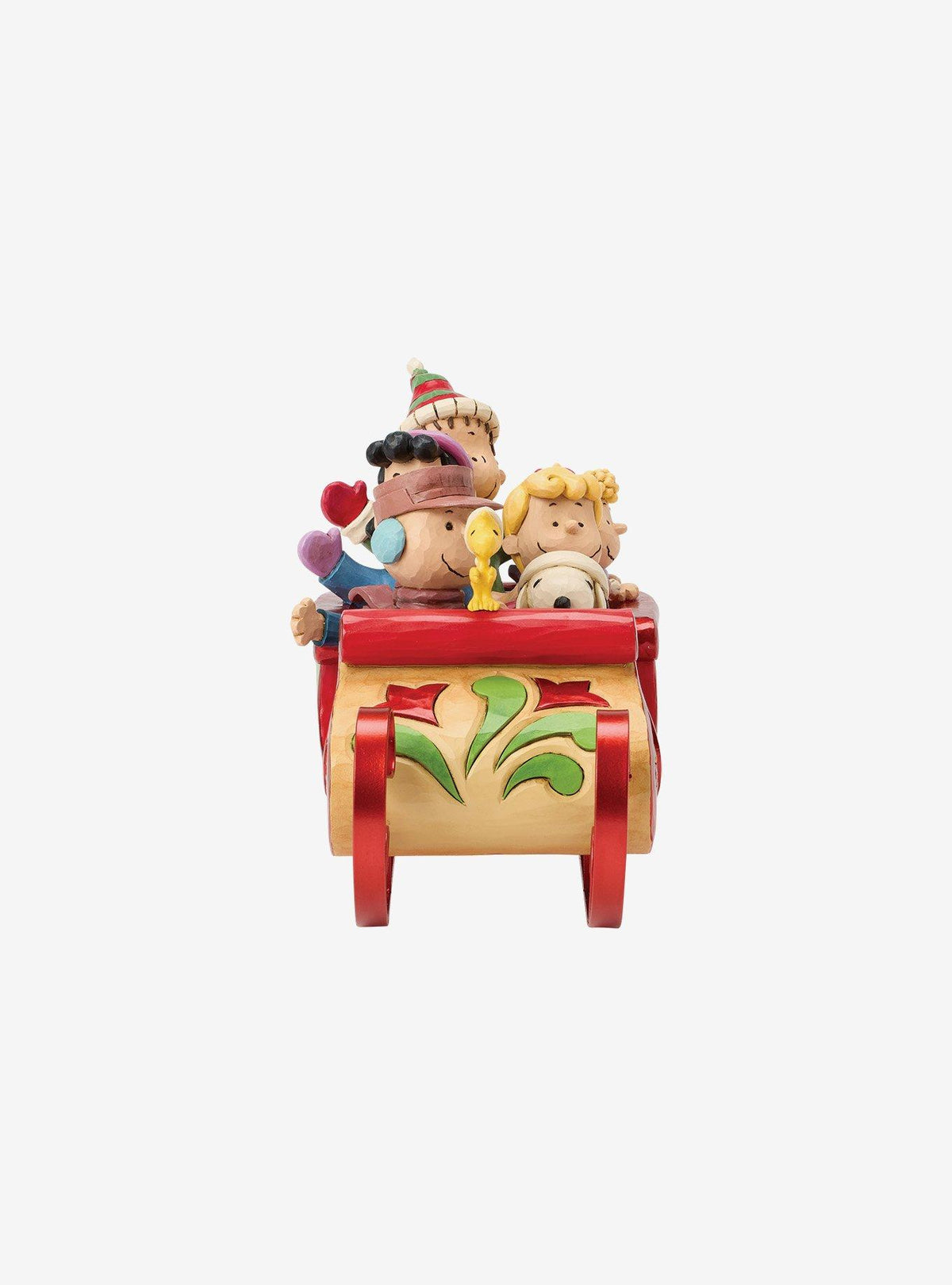 Figura de Snoopy y sus amigos en trineo - Peanuts