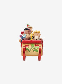 Figura de Snoopy y sus amigos en trineo - Peanuts