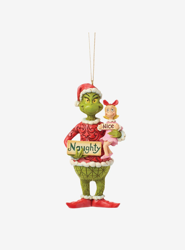 Adorno navideño colgante del Grinch y Cindy Lou