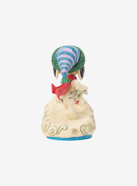 Figura Jim Shore de Snoopy paleando nieve