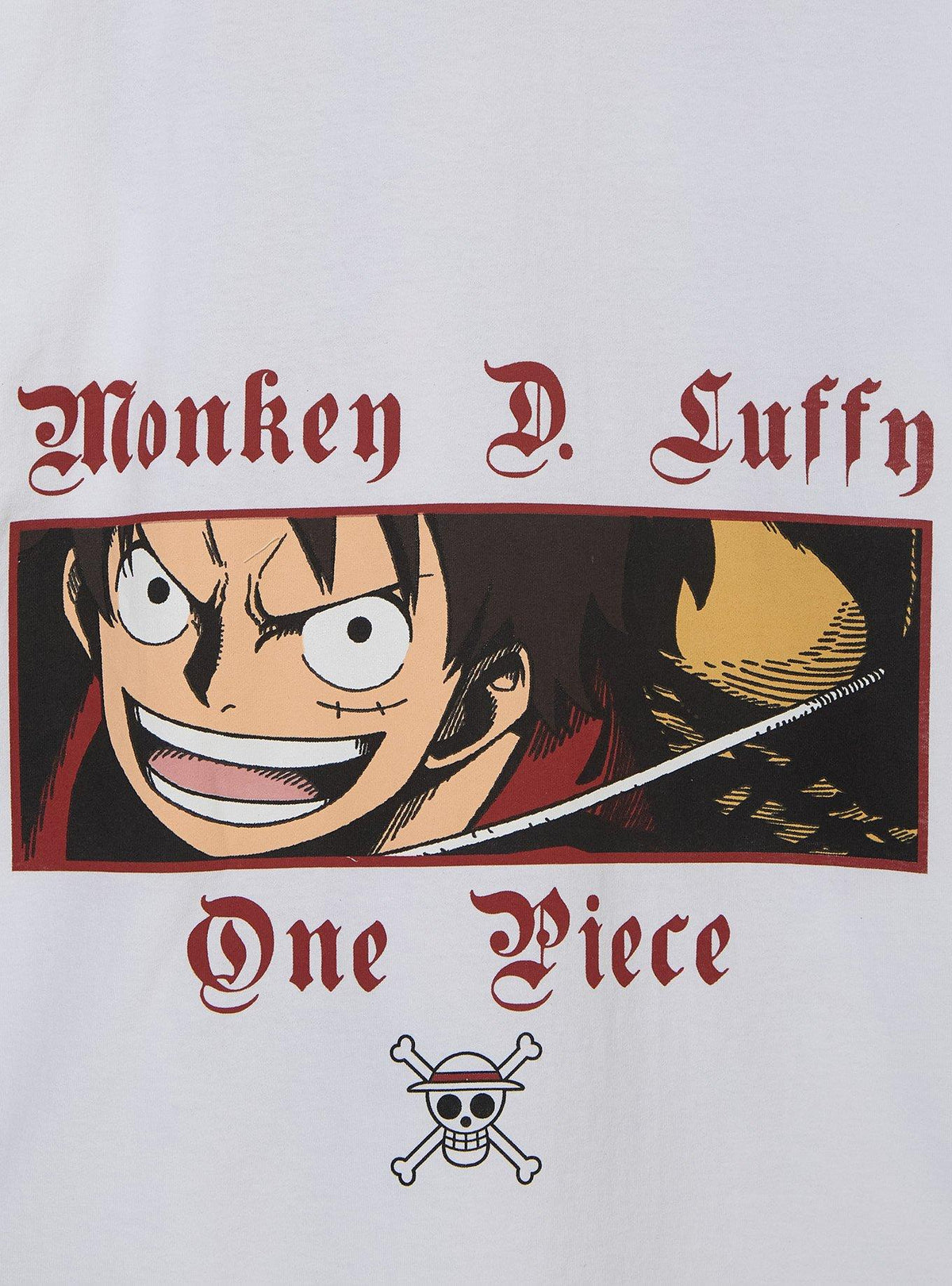Polera One Piece: retrato de Monkey D. Luffy