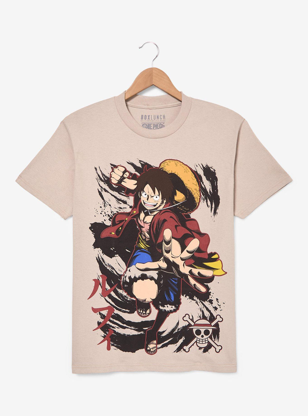 Polera One Piece: retrato de Monkey D. Luffy
