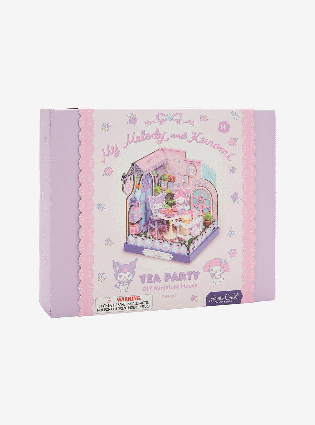 Casa miniatura para armar de My Melody y Kuromi