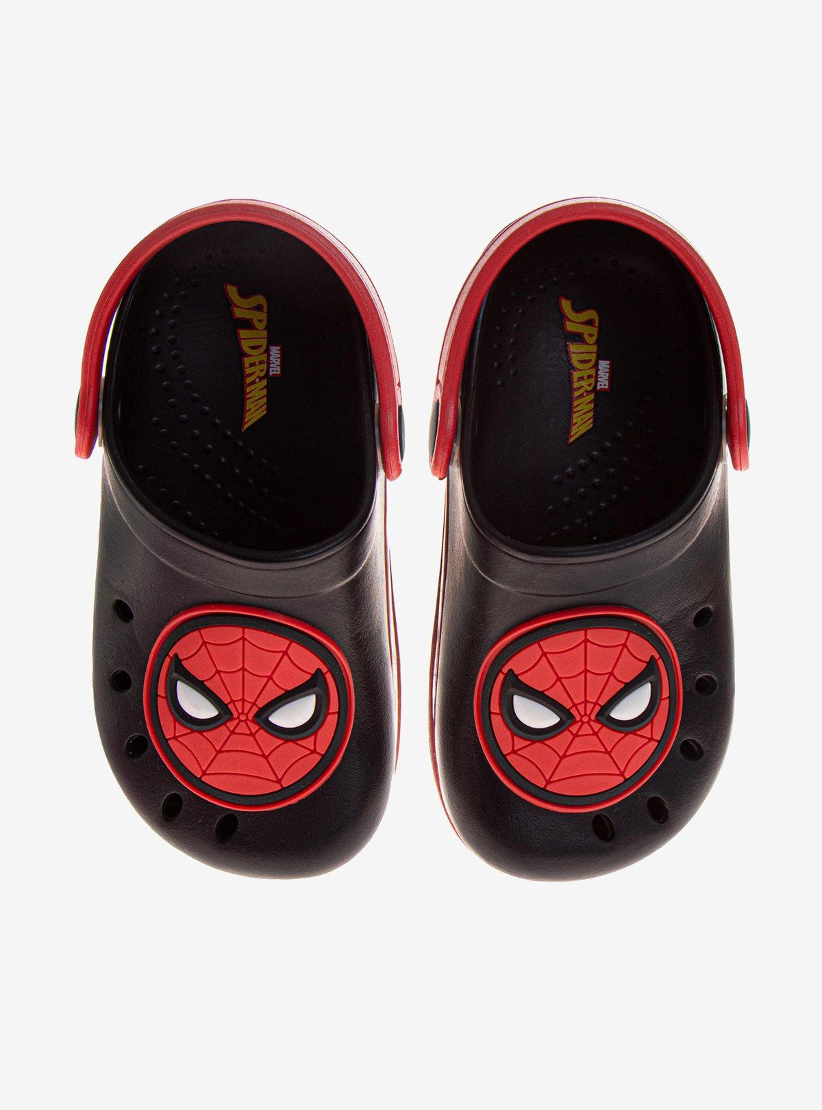 Zuecos EVA rojos y azules de Spider-Man para niños
