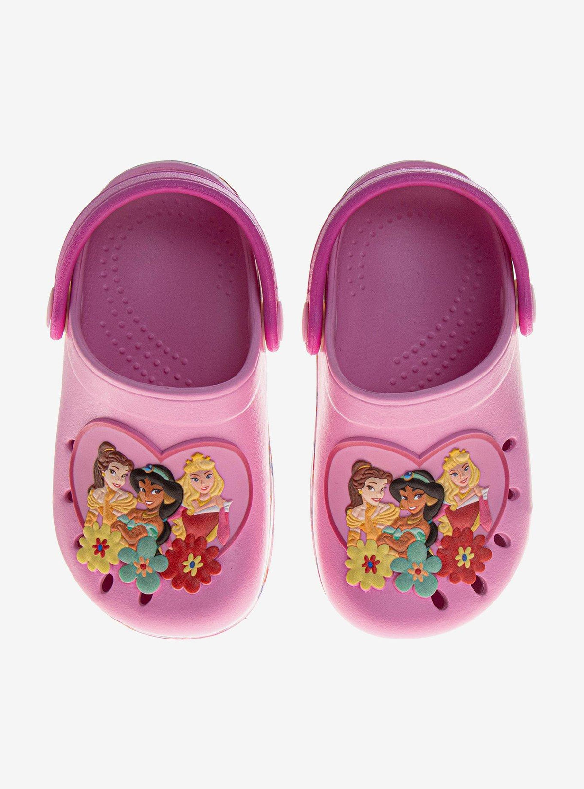 Zuecos rosados Disney Princess para niñas