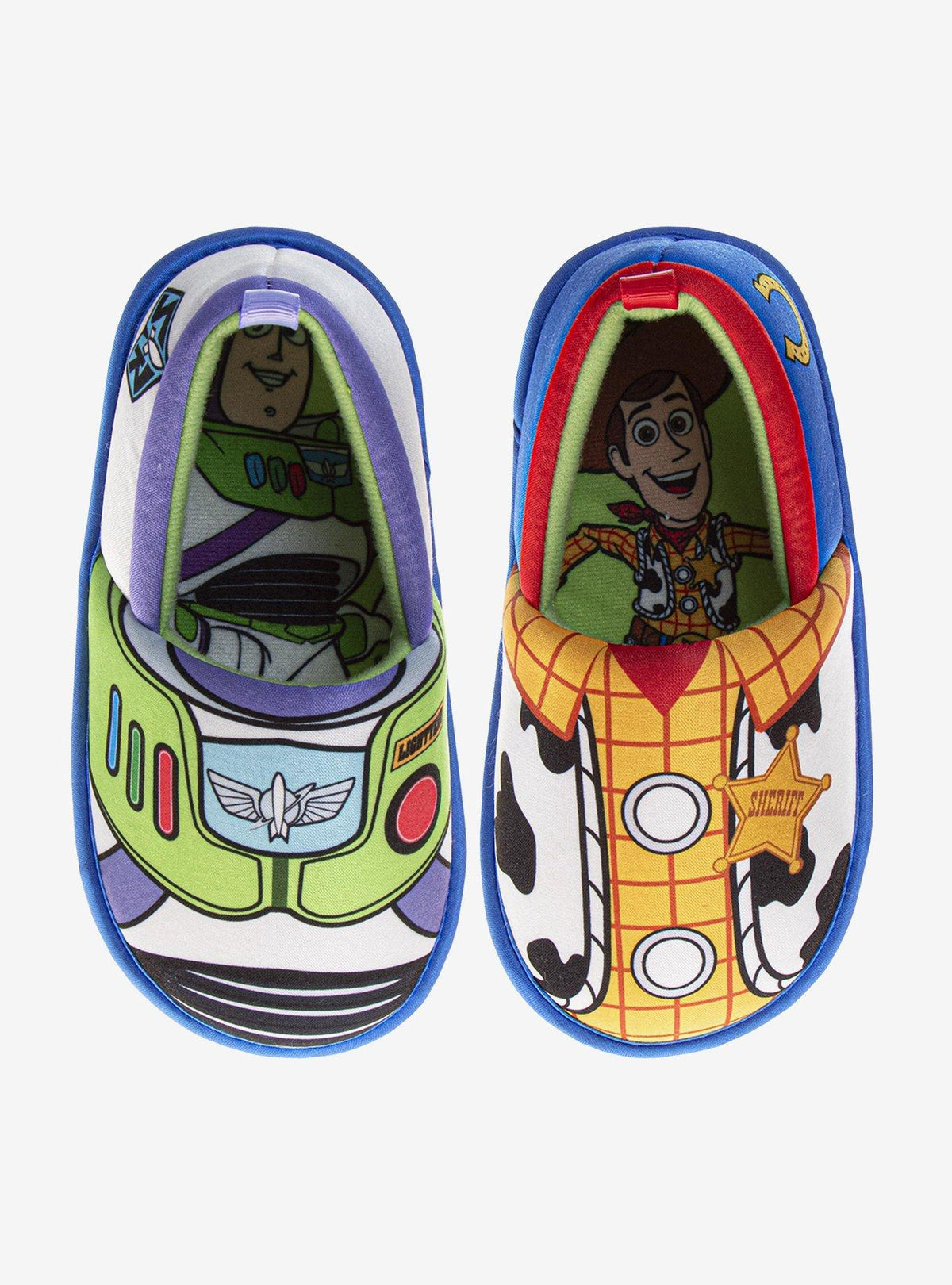 Pantuflas infantiles de Toy Story: Woody y Buzz