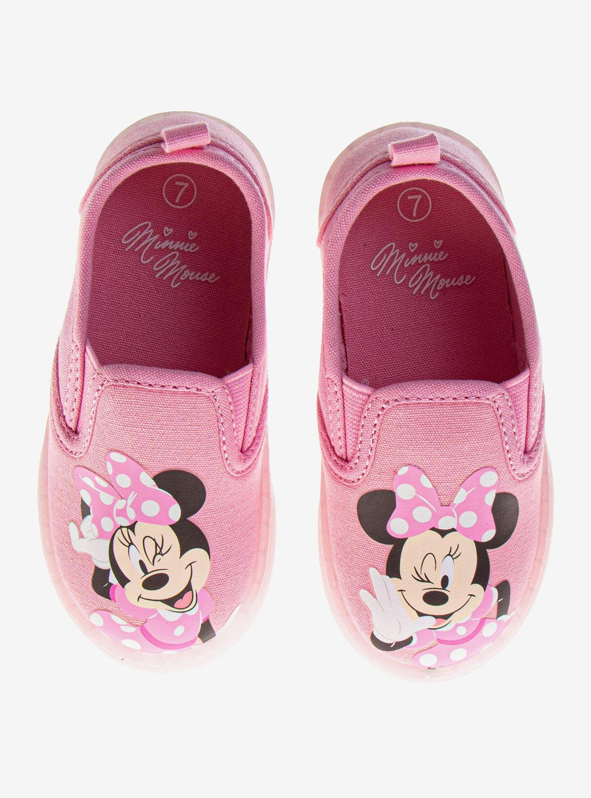 Zapatillas sin cordones Minnie Mouse para niñas