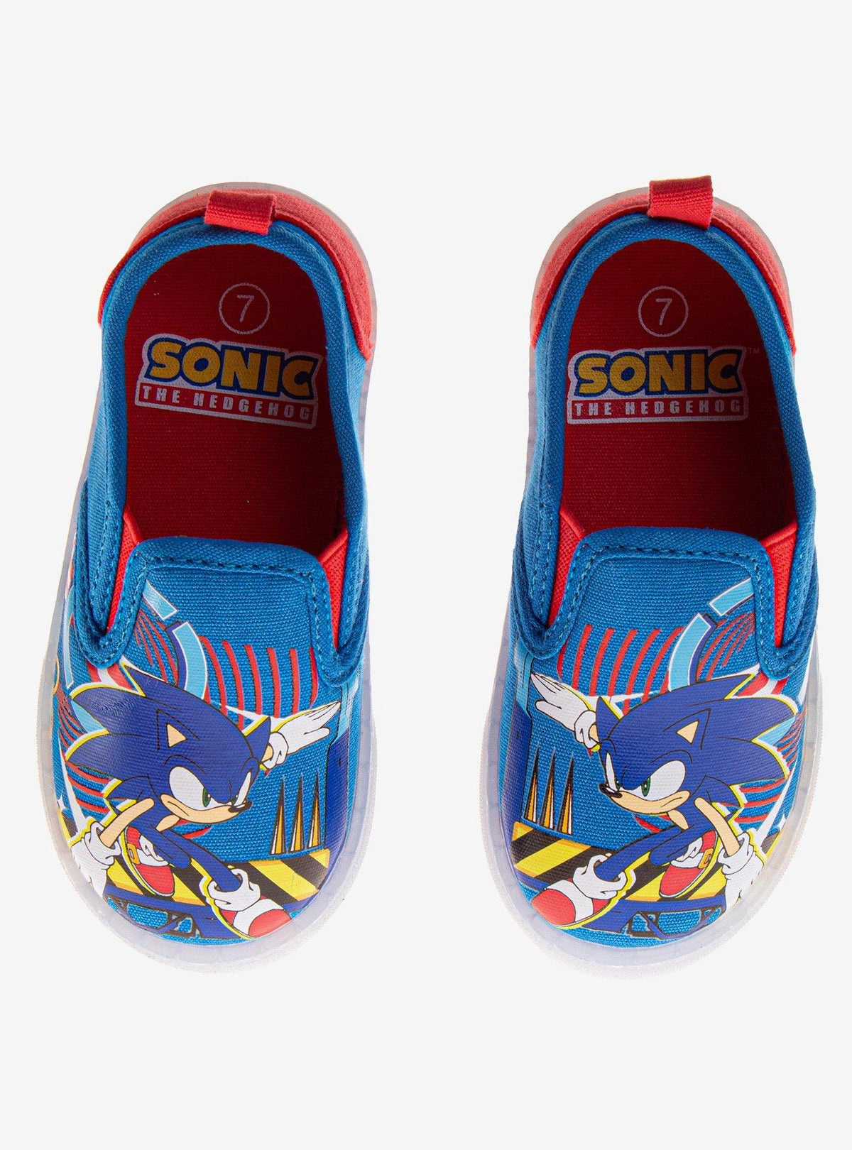 Zapatillas sin cordones Sonic para niños pequeños