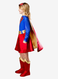 Disfraz deluxe infantil de Supergirl clásica | DC Comics