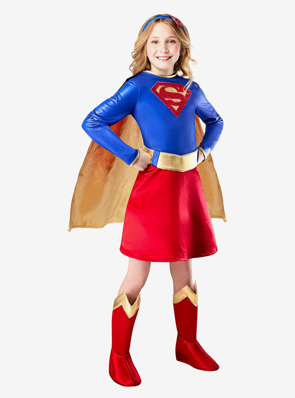 Disfraz deluxe infantil de Supergirl clásica | DC Comics
