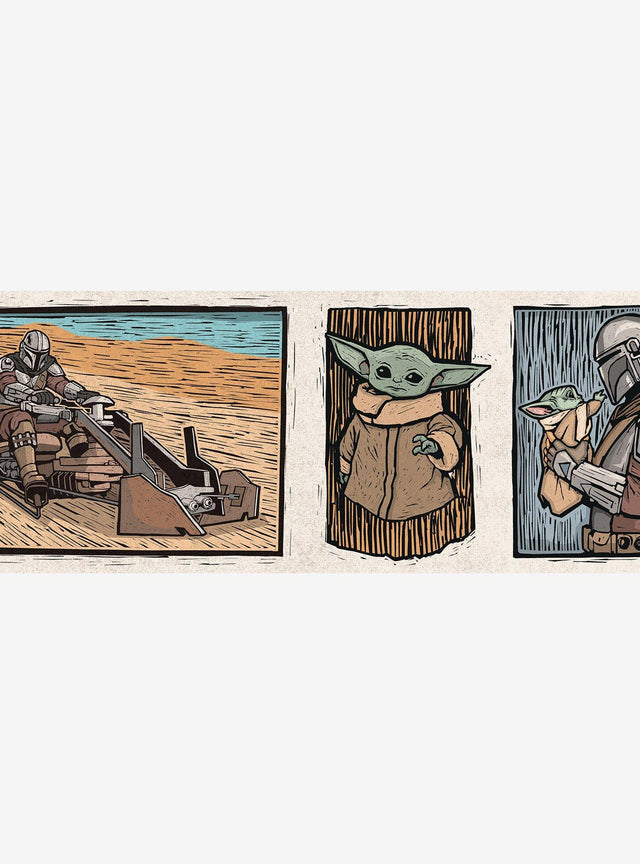 Adhesivo Star Wars: The Mandalorian y Grogu
