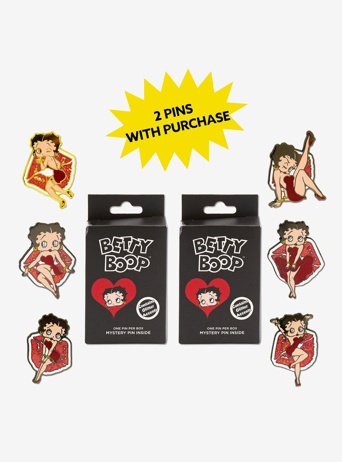 Betty Boop: set de pines sorpresa Serie 2