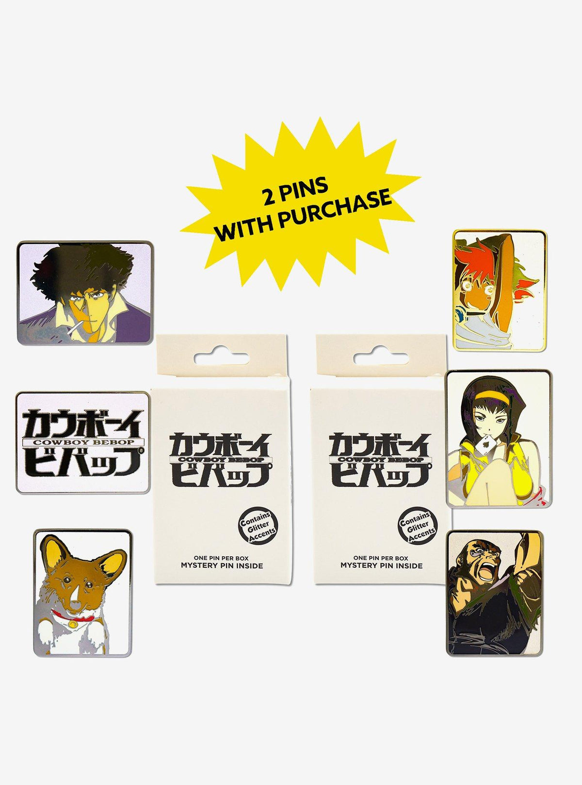 Cowboy Bebop: caja sorpresa de pin esmaltado, serie 2