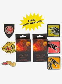 Set de 2 cajas sorpresa de pines House of the Dragon