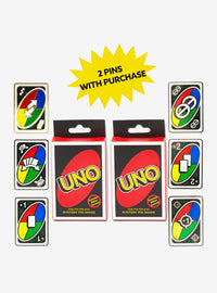UNO Wild Action Cards: set de 2 pines sorpresa