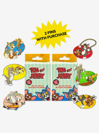 Tom y Jerry: set de 2 pines sorpresa interactivos