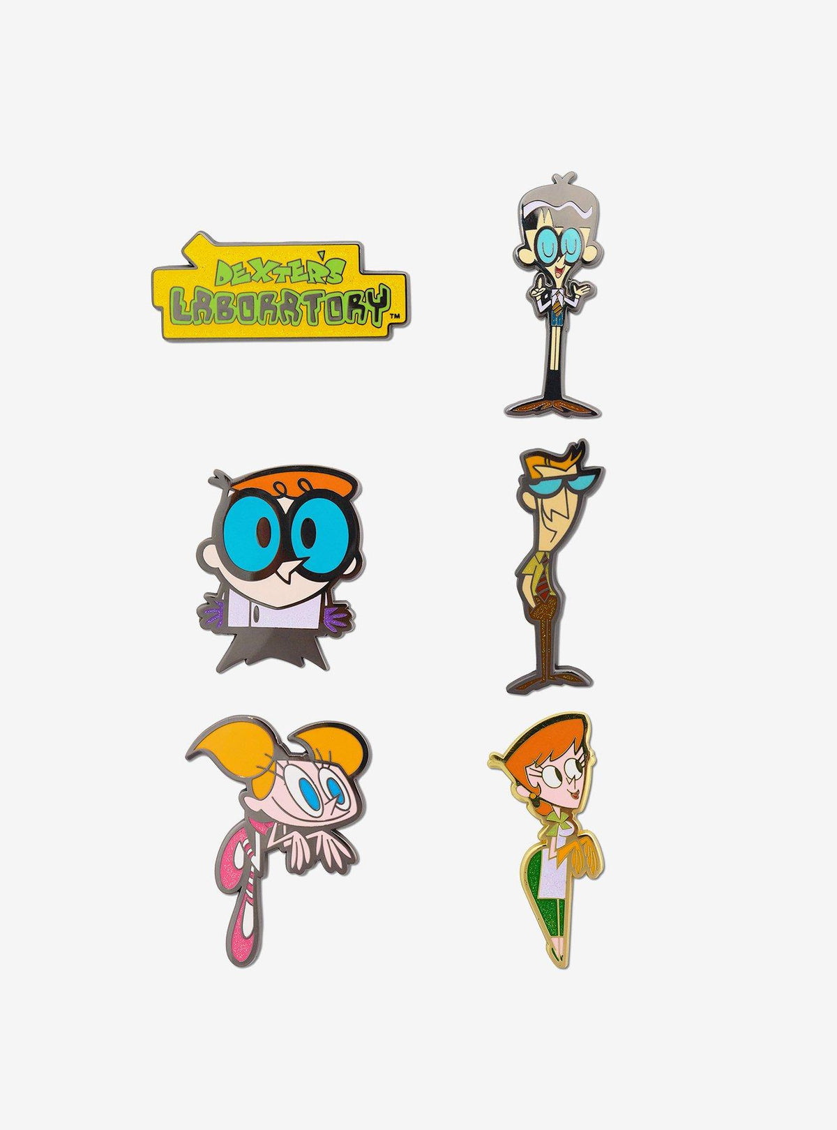 Pack de 2 pines sorpresa Dexter's Laboratory, serie 2