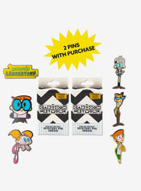 Pack de 2 pines sorpresa Dexter's Laboratory, serie 2