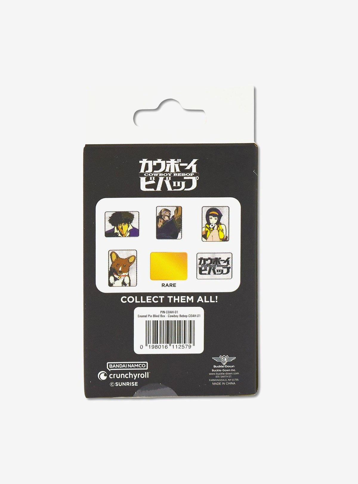 Caja sorpresa de pines esmaltados de Cowboy Bebop
