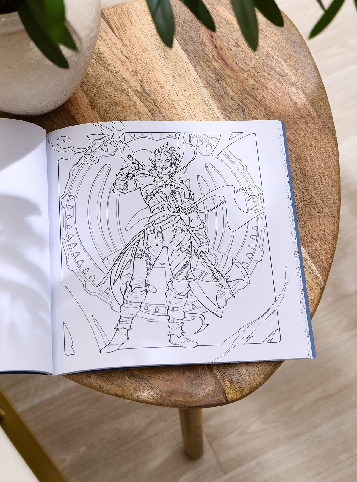 Libro para colorear oficial de Baldur's Gate 3