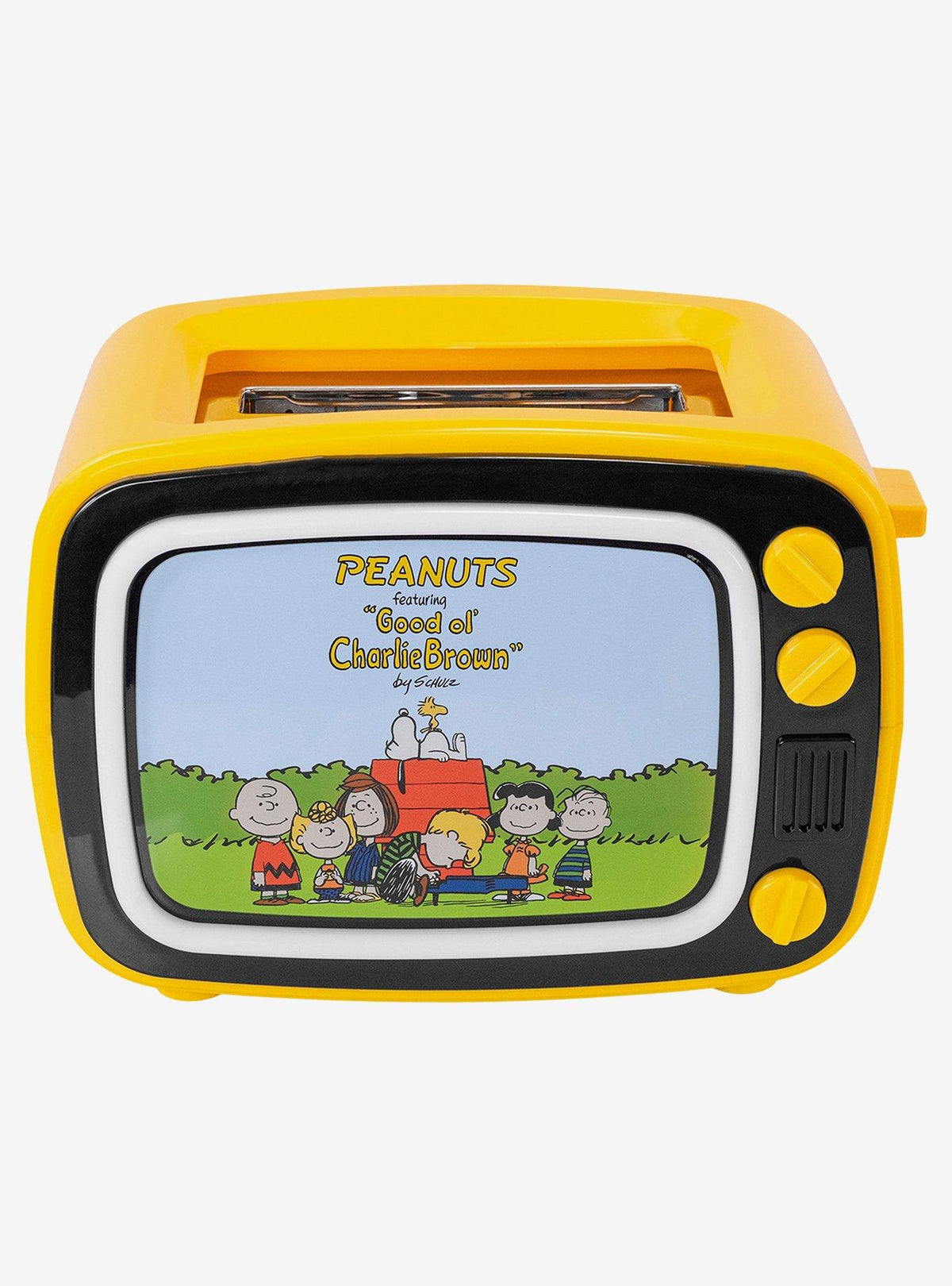 Tostador retro Peanuts con Snoopy y marco iluminado